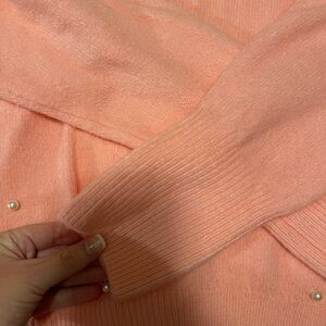 Cece pink pearl sweater